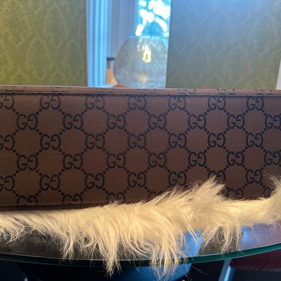 Authentic Gucci Bamboo Canvas Tote - Picture 15 of 16